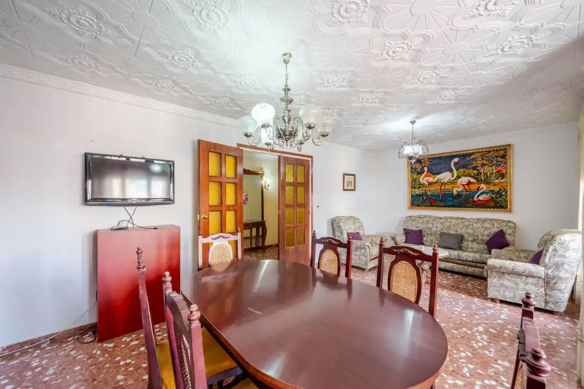 Dining room of Houses for sale in Mutxamel  with Heating, Terrace and Furnished