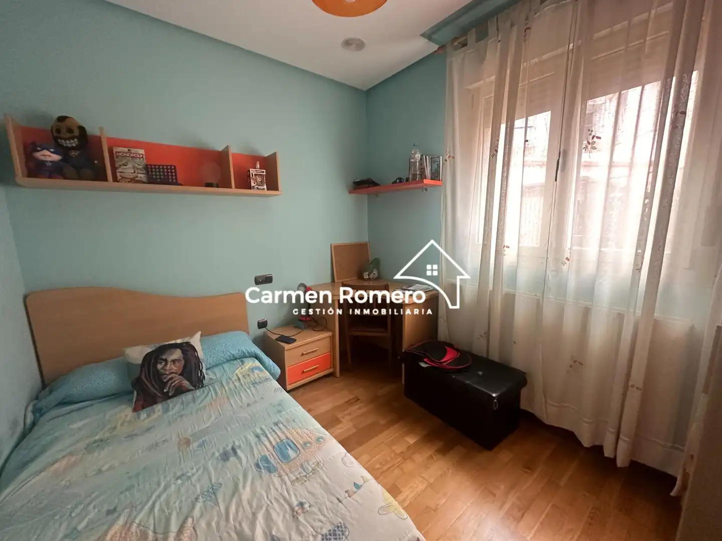 Bedroom of Flat for sale in Salamanca  with Heating, Parquet flooring and Terrace