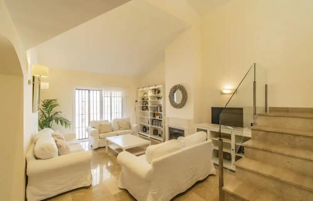 Living room of Houses for sale in Marbella  with Air Conditioner, Private garden and Terrace