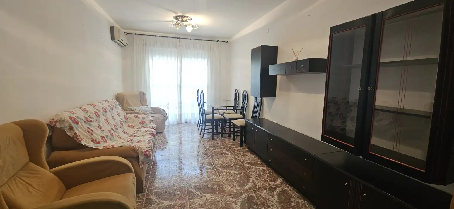 Living room of Flat for sale in Molina de Segura  with Air Conditioner, Furnished and Balcony