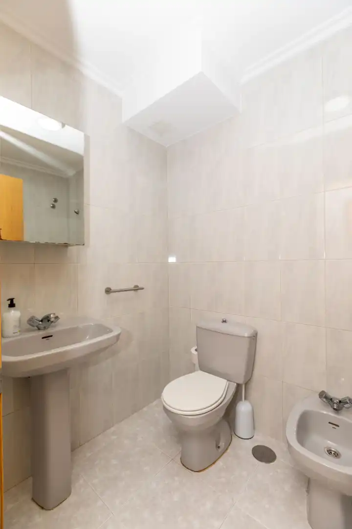 Bany de Apartament en venda en Sanxenxo amb Calefacció, Terrassa i Moblat