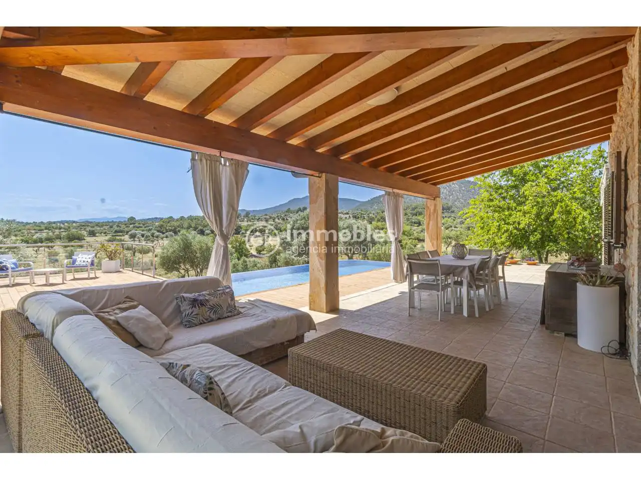 Terraza de Casa o chalet en venta en Alaró con Aire acondicionado, Calefacción y Jardín privado