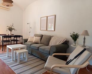 Sala d'estar de Pis de lloguer en Mérida amb Aire condicionat, Parquet i Moblat