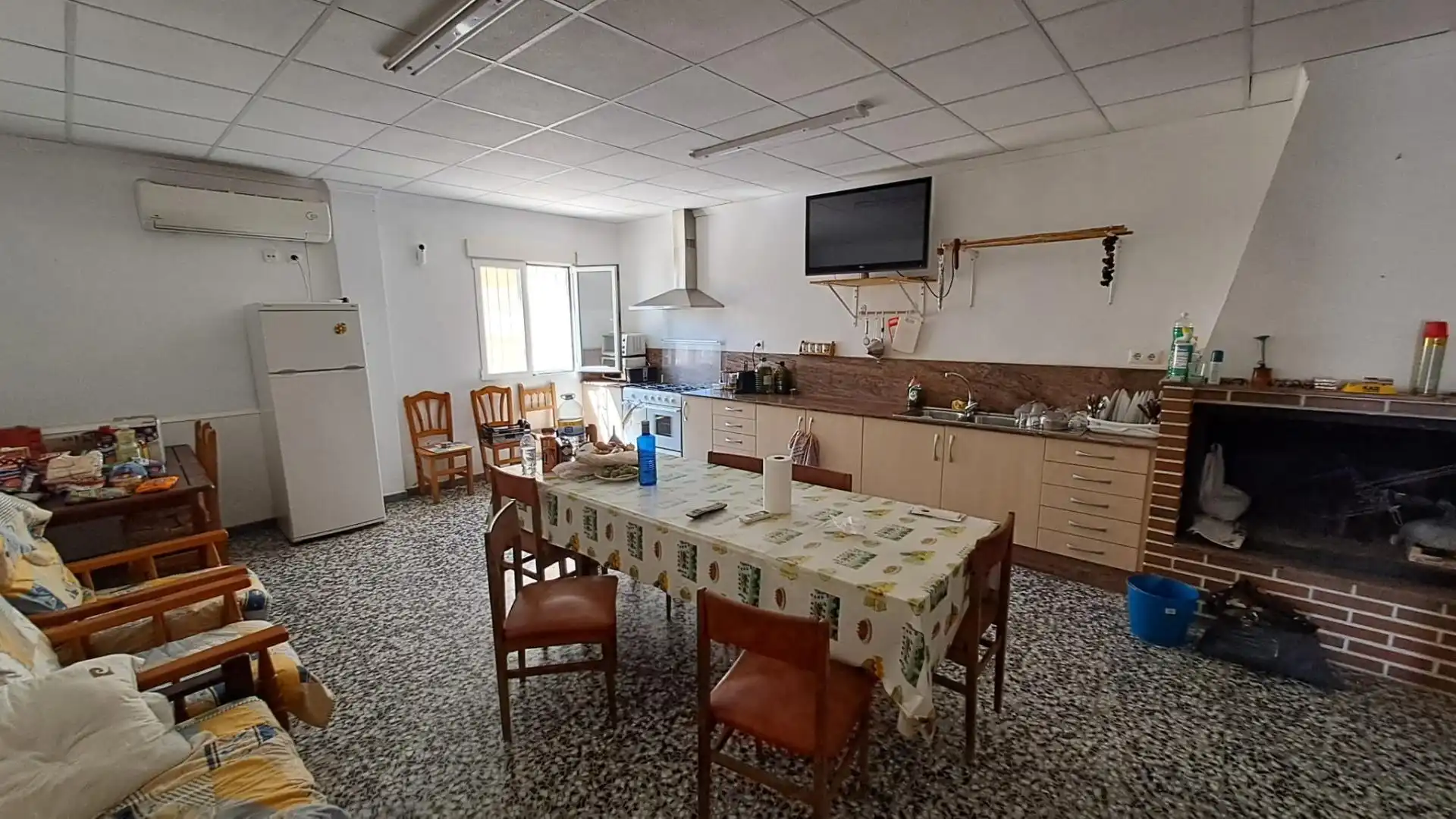 Cuina de Finca rústica en venda en Águilas amb Aire condicionat, Calefacció i Terrassa