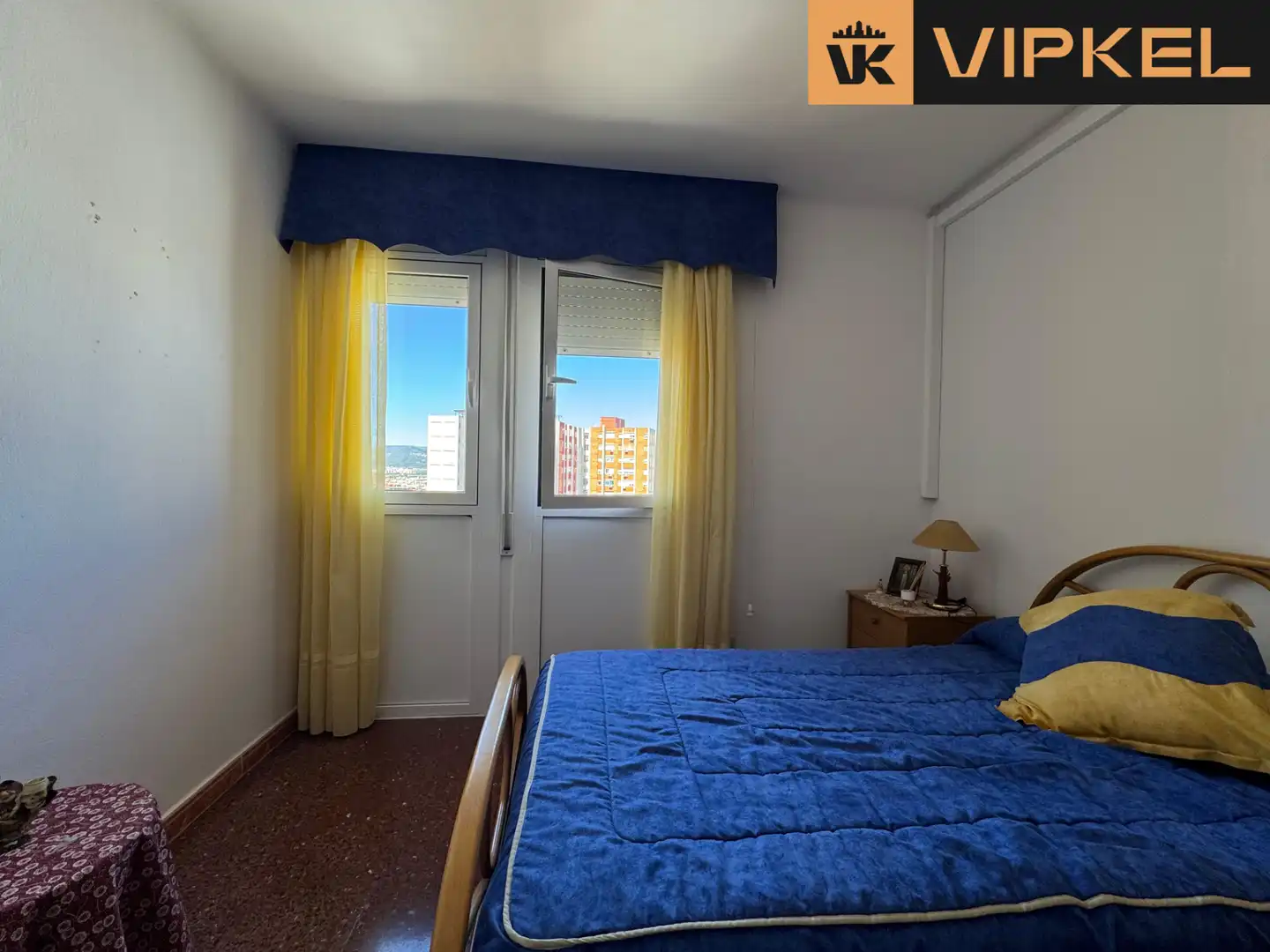 Schlafzimmer von Wohnung zum Verkauf in Cornellà de Llobregat mit Klimaanlage, Heizung und Terrasse