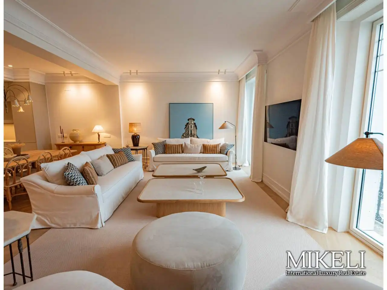 Wohnzimmer von Wohnung zur Miete in Santander mit Heizung, Möbliert und Balkon