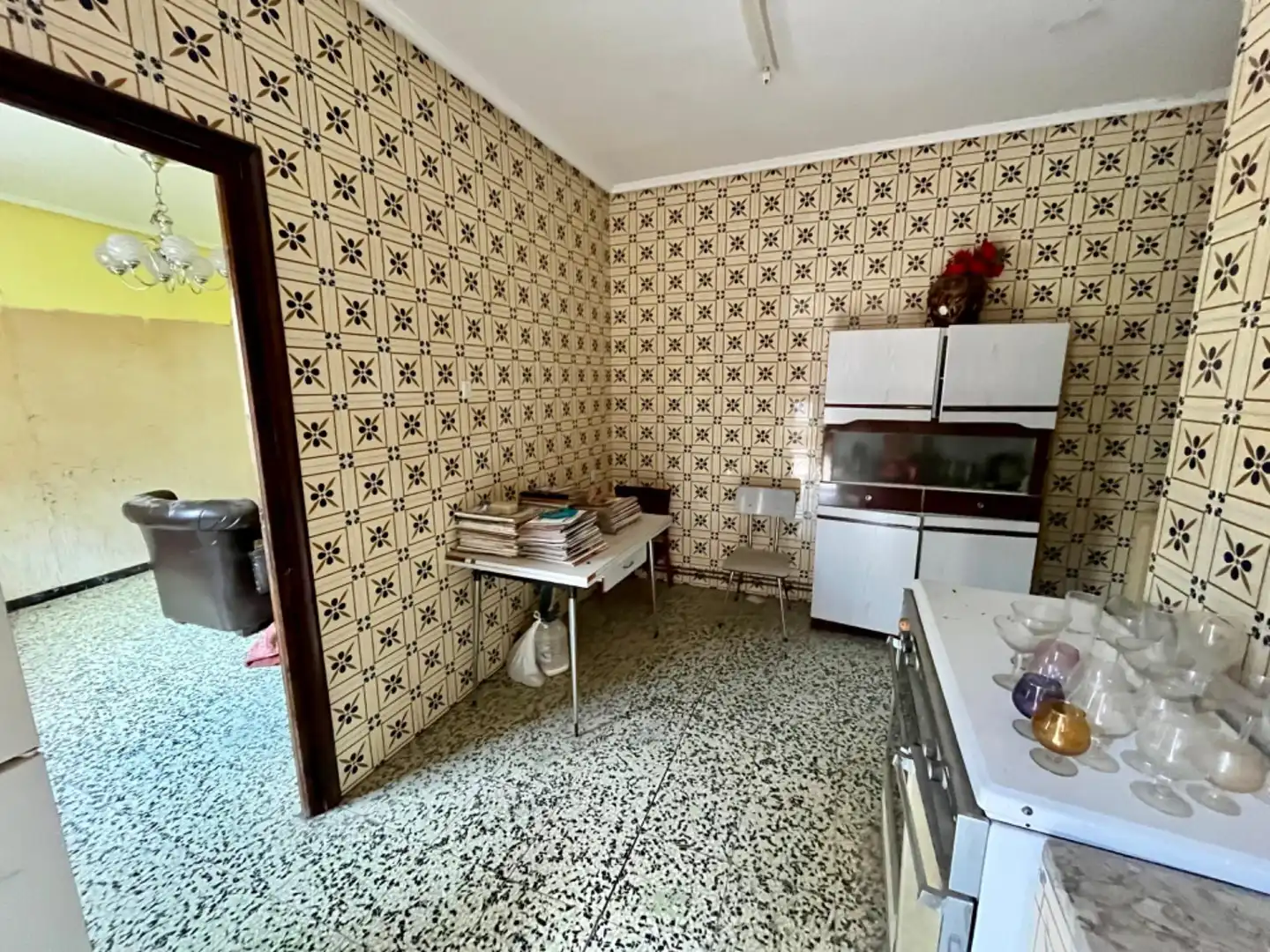 Kitchen of Flat for sale in Tudela  with Heating, Terrace and Storage room