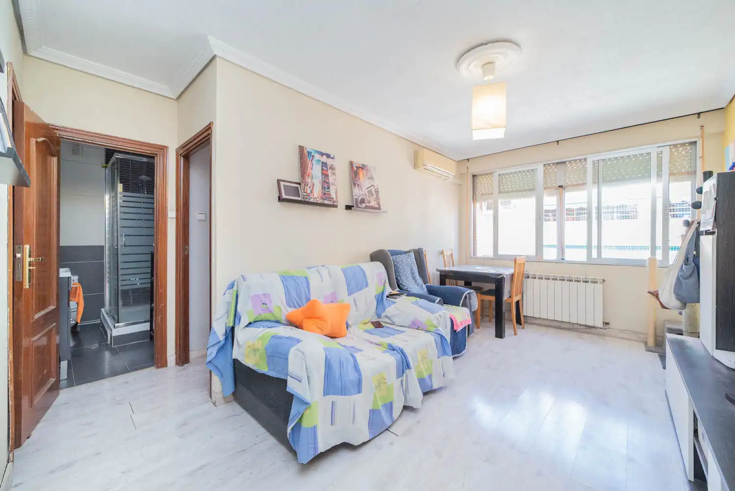 Living room of Flat for sale in Móstoles  with Furnished