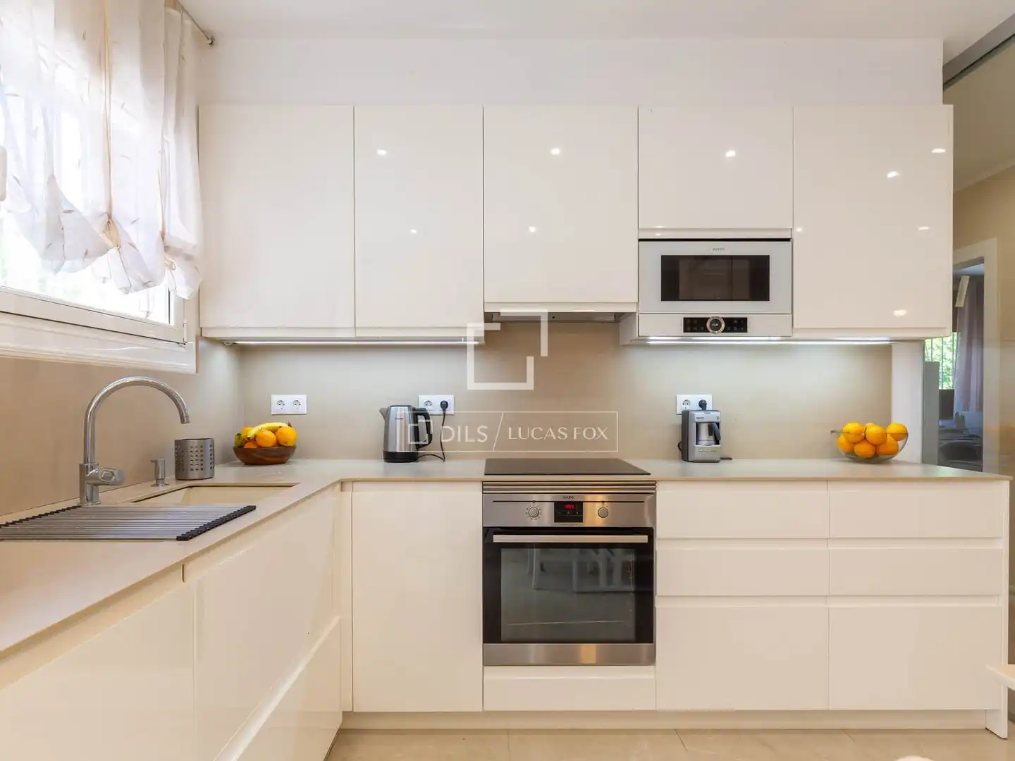 Cocina de Piso en venta en Esplugues de Llobregat con Aire acondicionado, Calefacción y Jardín privado