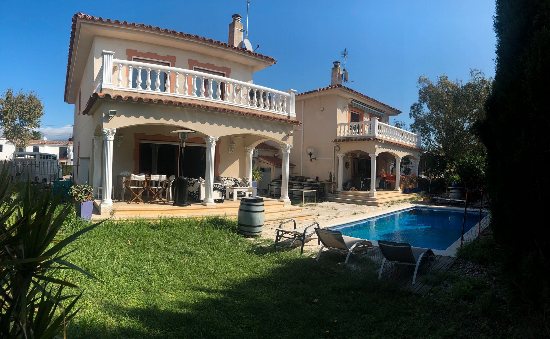Jardí de Casa adosada en venda en Empuriabrava amb Aire condicionat, Jardí privat i Terrassa