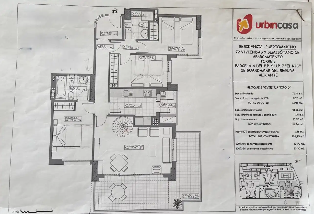 Ático con terraza en venta en Carrer Basilio Paredes, imagen 34