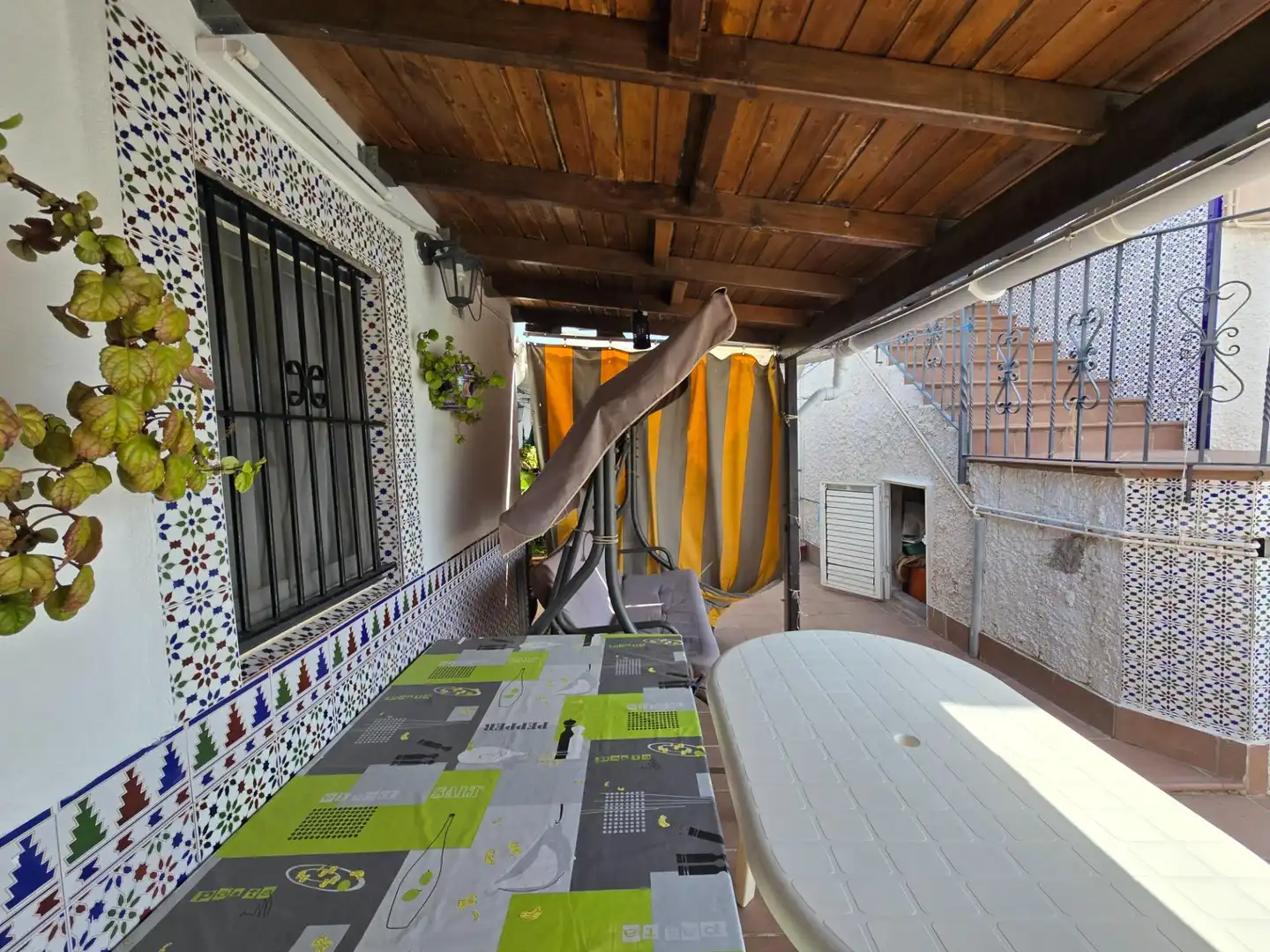 Terrassa de Casa o xalet en venda en Cunit amb Aire condicionat, Calefacció i Jardí privat