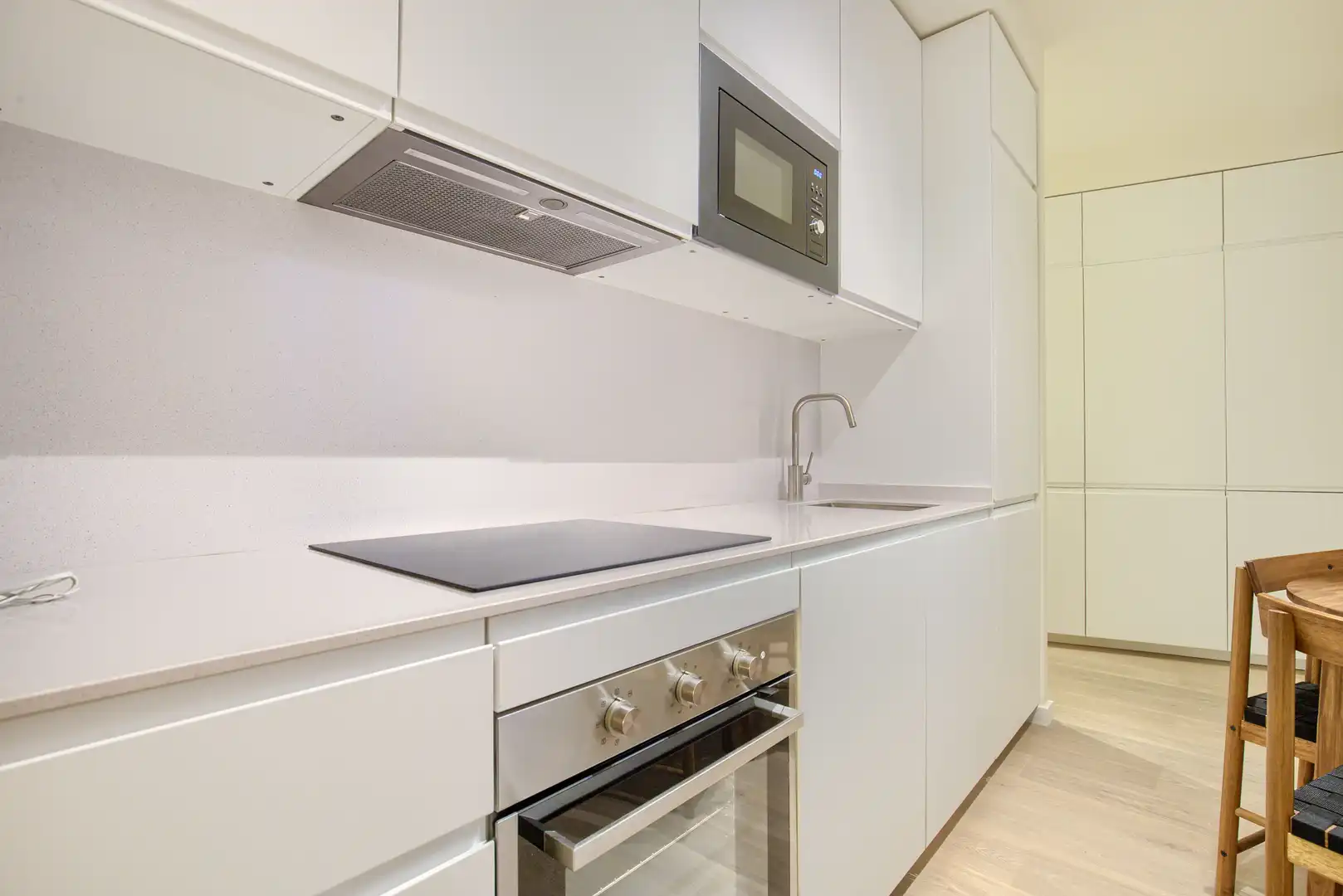 Kitchen of Flat for rent in Madrid  with Heating and Balcony