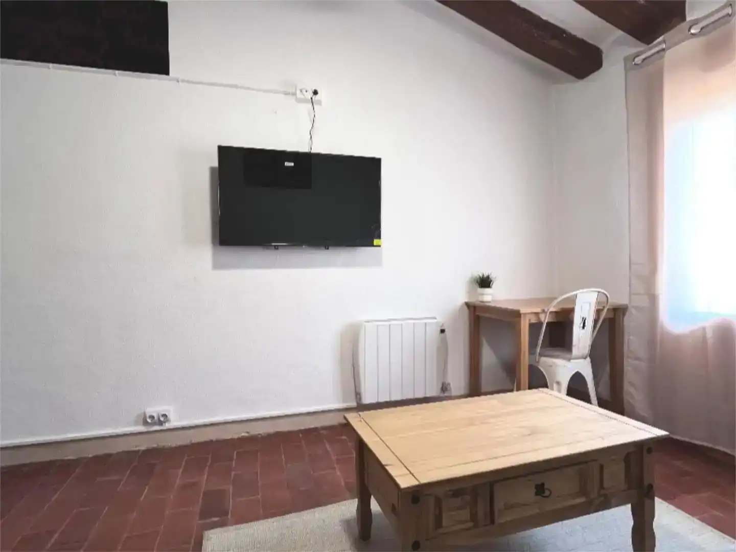 Sala d'estar de Casa adosada de lloguer en Pedrola amb Traster, Moblat i Balcó