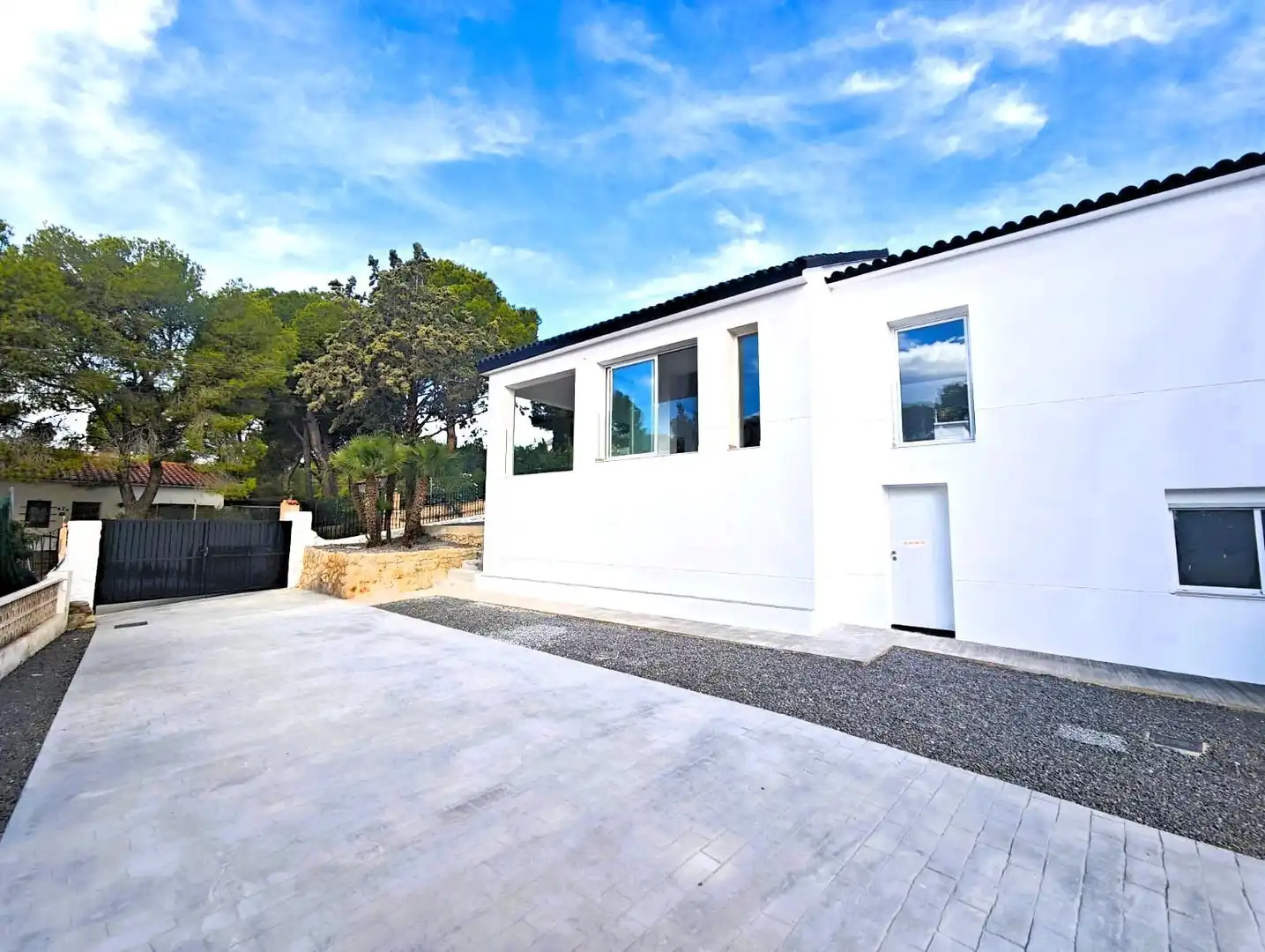 Vista exterior de Casa o chalet en venta en Altea con Calefacción, Terraza y Piscina
