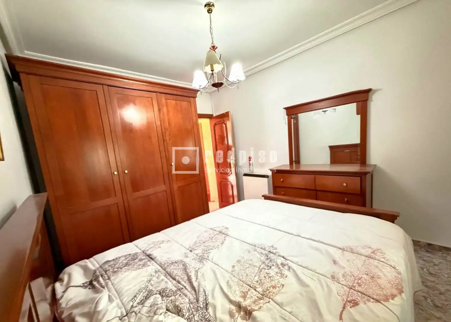 Schlafzimmer von Wohnung zum Verkauf in Alcalá de Henares mit Heizung, Terrasse und Möbliert
