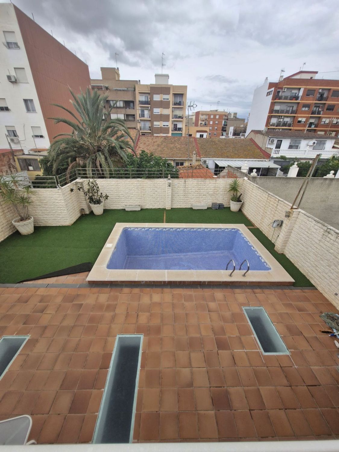 Piscina de Casa o xalet en venda en  Valencia Capital amb Aire condicionat, Jardí privat i Terrassa