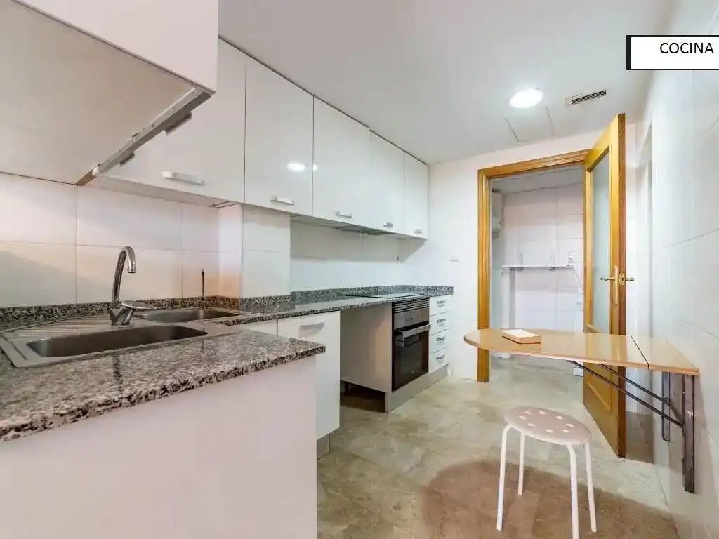 Küche von Maisonette zur Miete in  Valencia Capital mit Klimaanlage und Balkon