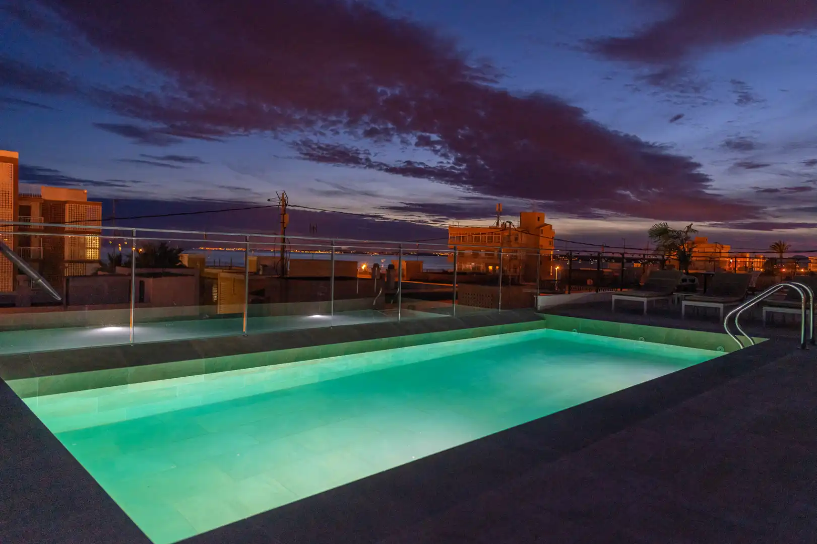 Swimming pool of Buildings for sale in Santa Pola  with Alarm and Community pool