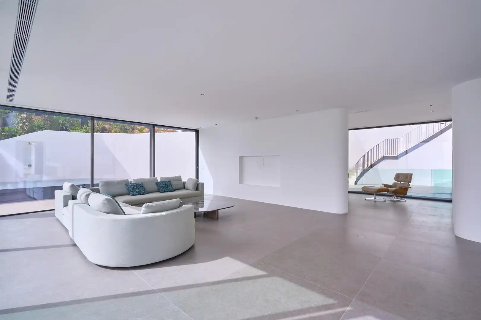 Sala d'estar de Casa o xalet en venda en  Palma de Mallorca amb Aire condicionat, Jardí privat i Terrassa