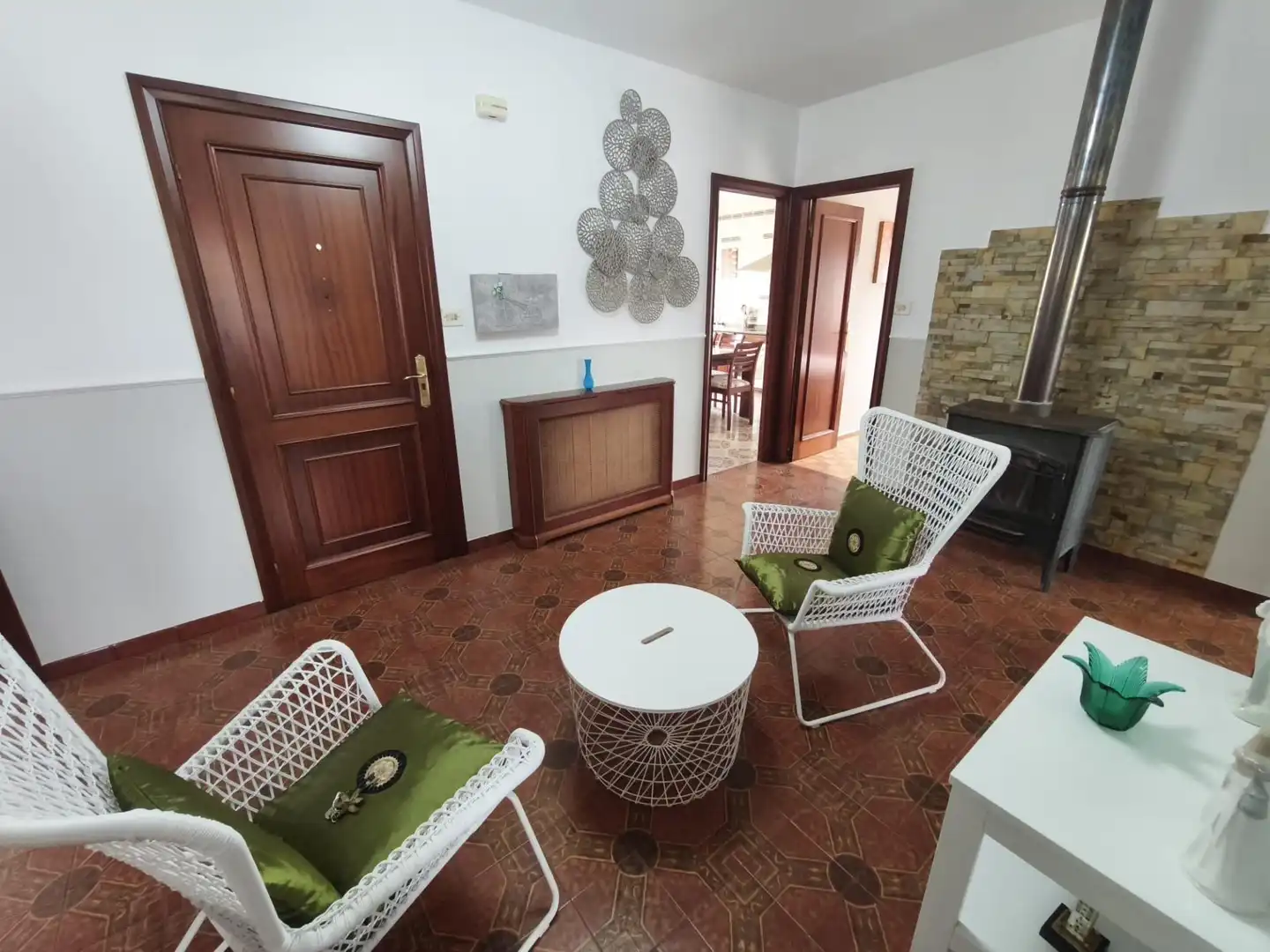 Sala de estar de Casa o chalet en venta en Rianxo con Calefacción y Balcón