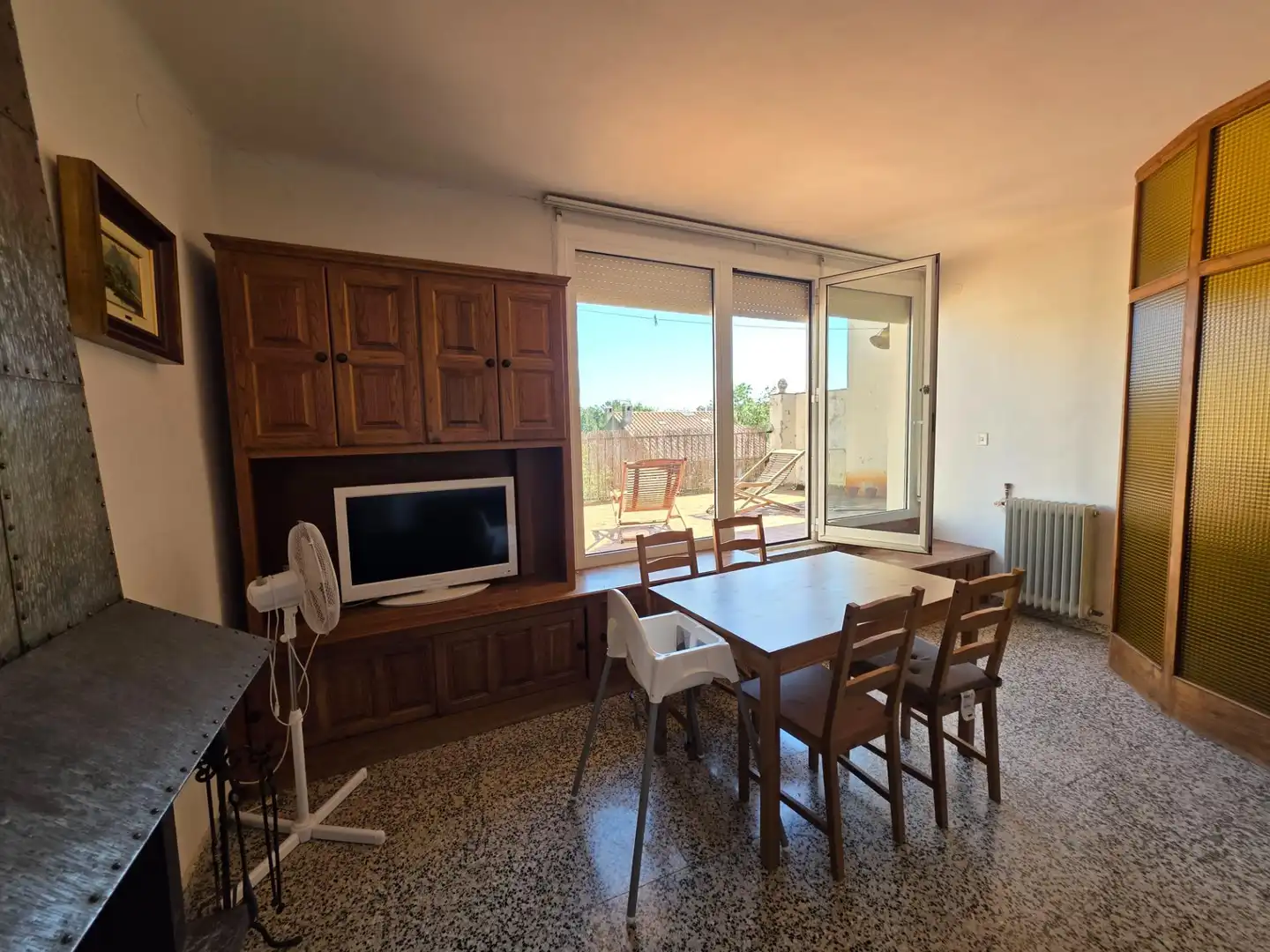 Menjador de Casa adosada en venda en Darnius amb Calefacció, Terrassa i Traster