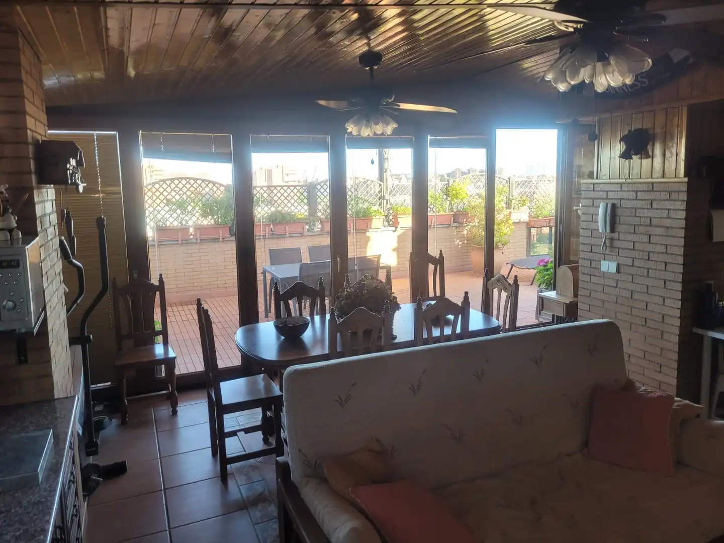 Comedor de Ático en venta en Madrid con Calefacción, Jardín privado y Parquet