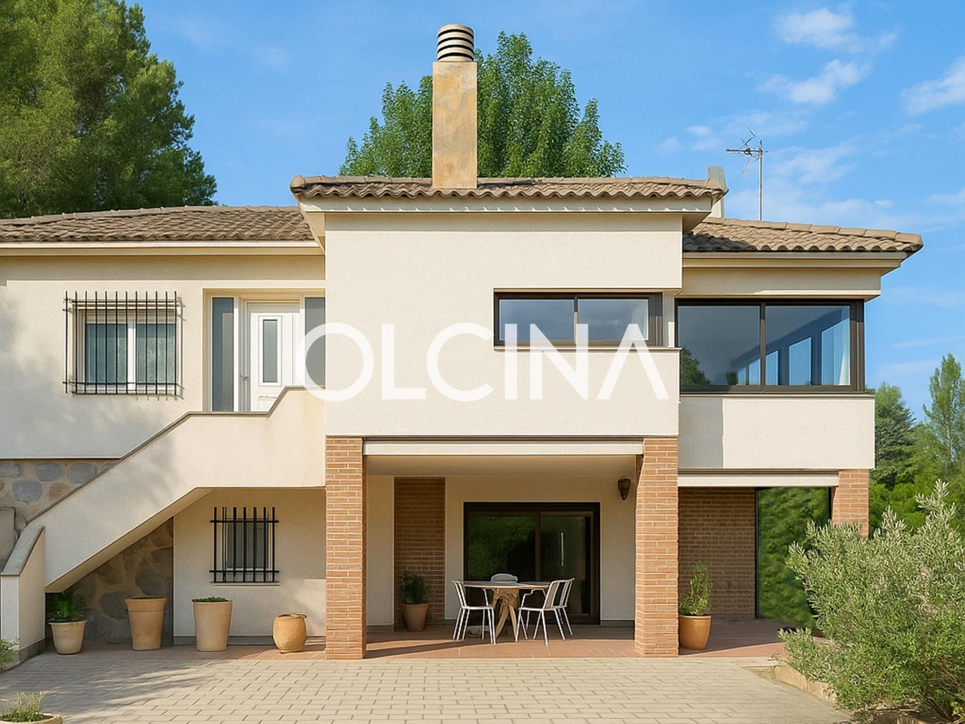 Vista exterior de Casa o xalet en venda en Alcoy / Alcoi amb Calefacció, Jardí privat i Terrassa