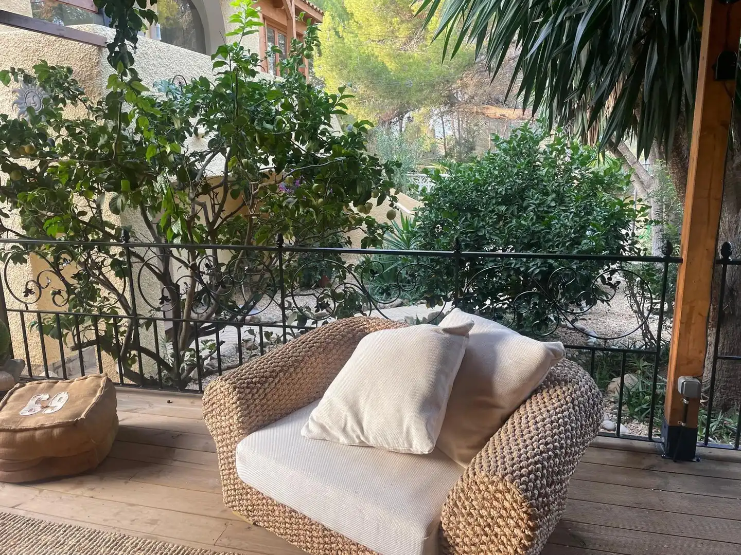 Terrassa de Casa o xalet de lloguer en L'Alfàs del Pi amb Aire condicionat, Jardí privat i Terrassa