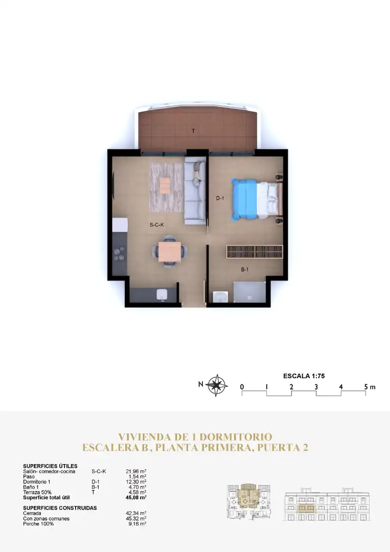 Apartamento en venta en Carrer Alborcer, 54, El Montgó