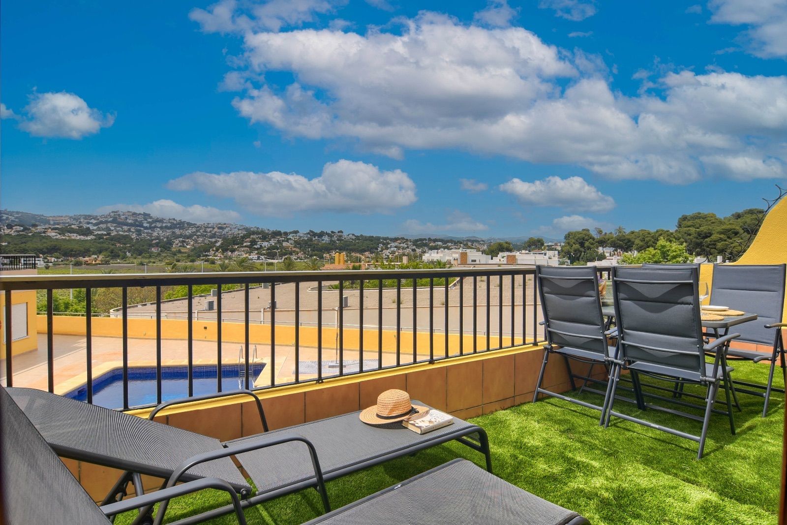 Terrassa de Apartament de lloguer en Moraira amb Aire condicionat, Calefacció i Terrassa