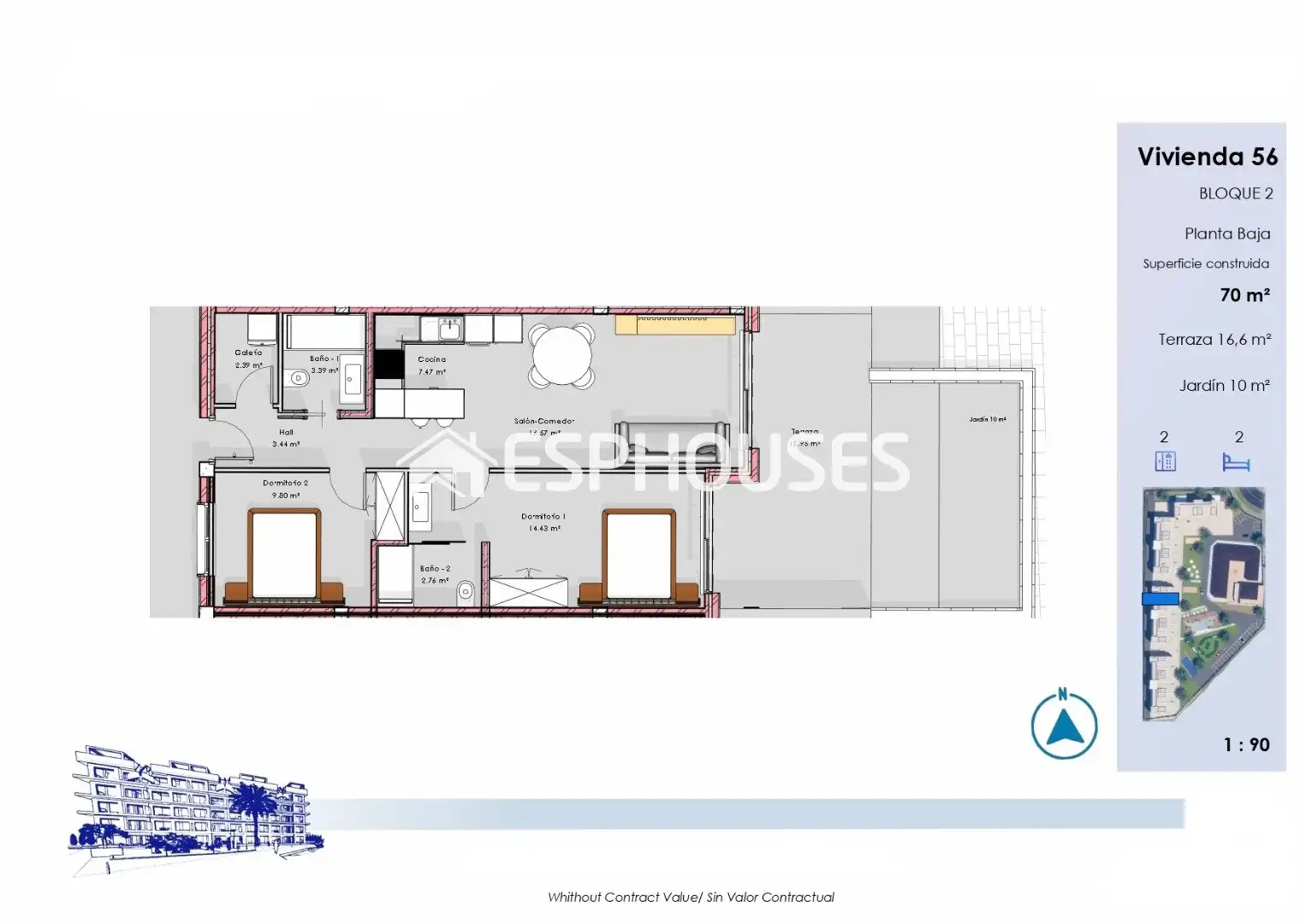 Bajo con terraza en venta en El Raso, imagen 8