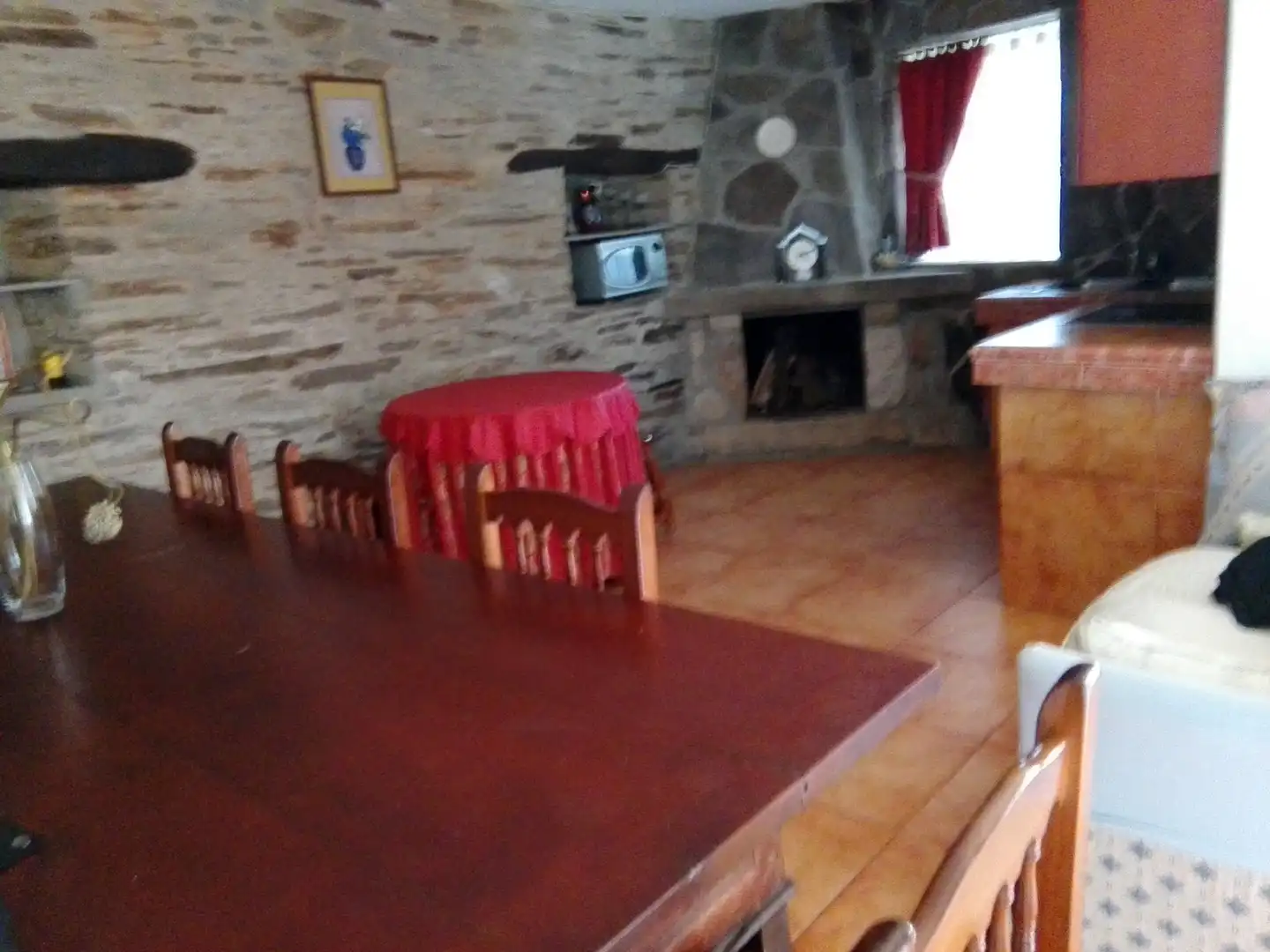 Comedor de Casa o chalet en venta en Portomarín con Jardín privado, Trastero y Amueblado