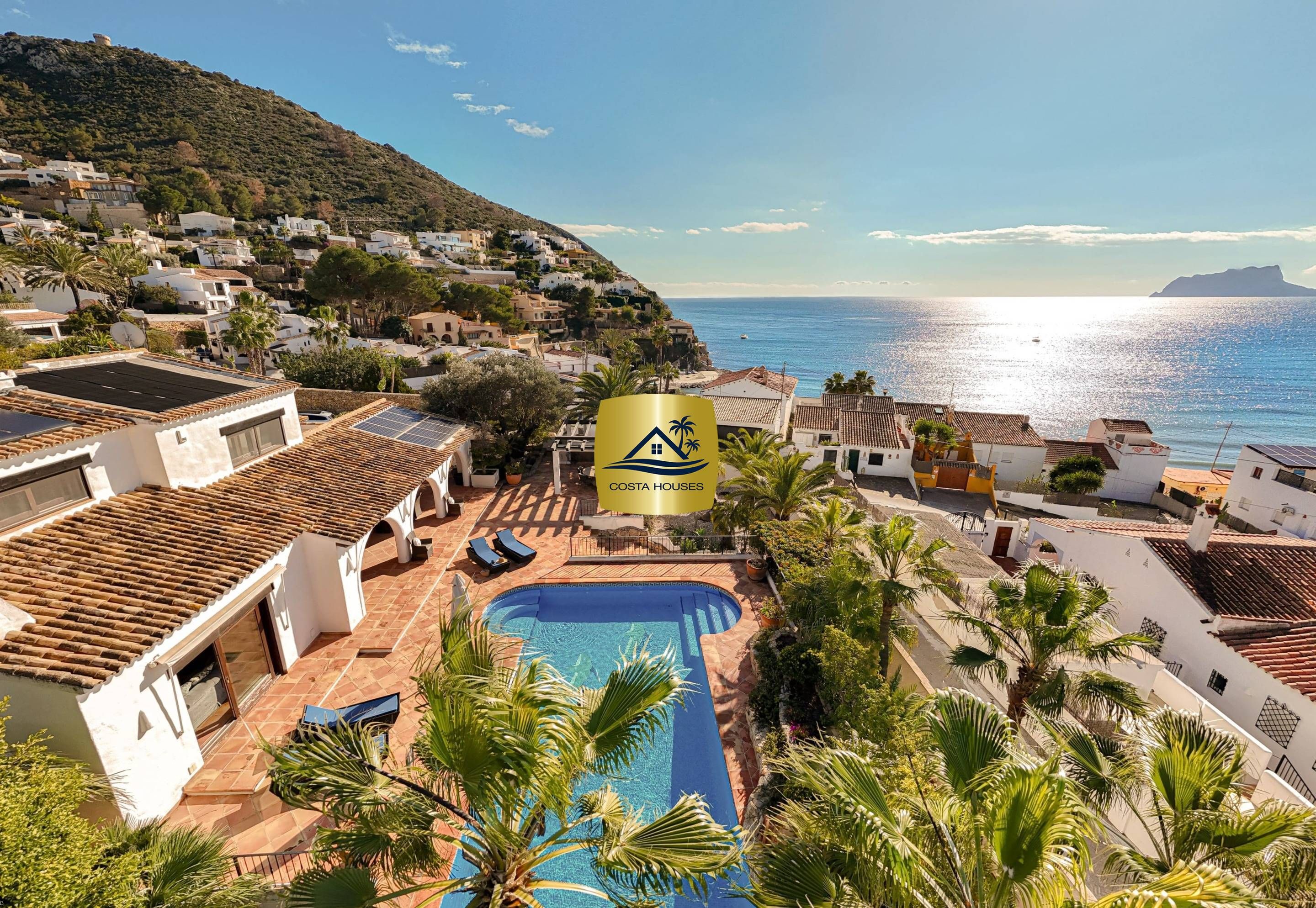 Exterior view of House or chalet for sale in Moraira  with Air Conditioner, Heating and Private garden