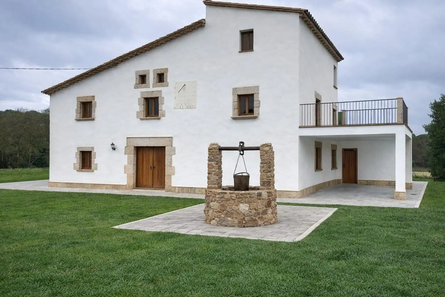 Vista exterior de Finca rústica en venda en Caldes de Malavella amb Calefacció i Jardí privat