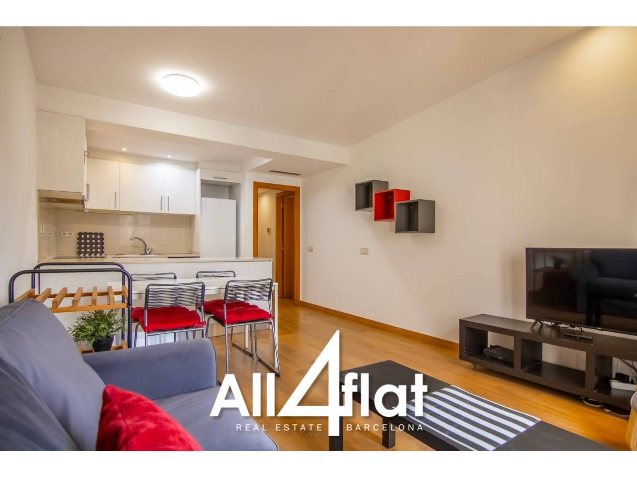Exterior view of Flat to rent in  Barcelona Capital  with Parquet flooring, Furnished and Alarm