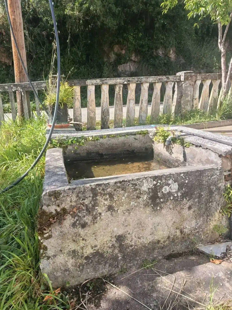 Jardí de Finca rústica en venda en Pravia amb Jardí privat, Moblat i Forn