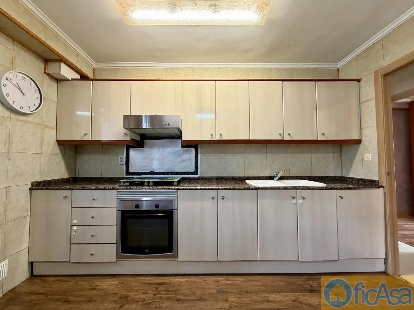 Kitchen of Flat for sale in Castellón de la Plana / Castelló de la Plana  with Air Conditioner, Parquet flooring and Balcony