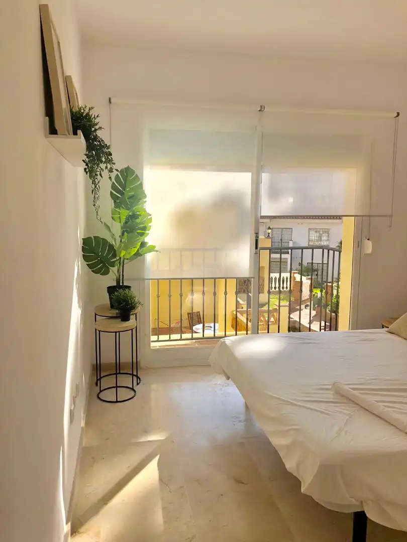 Schlafzimmer von Wohnung zum Verkauf in Marbella mit Klimaanlage, Terrasse und Möbliert