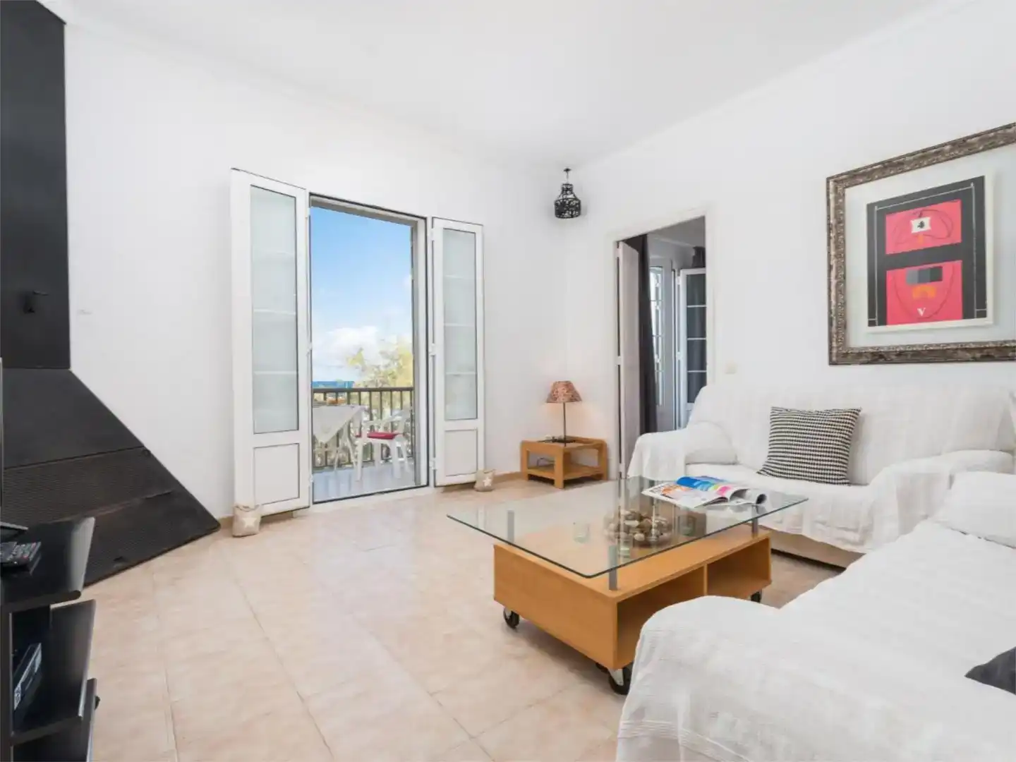 Sala de estar de Casa adosada en venta en Santa Margalida con Aire acondicionado y Balcón