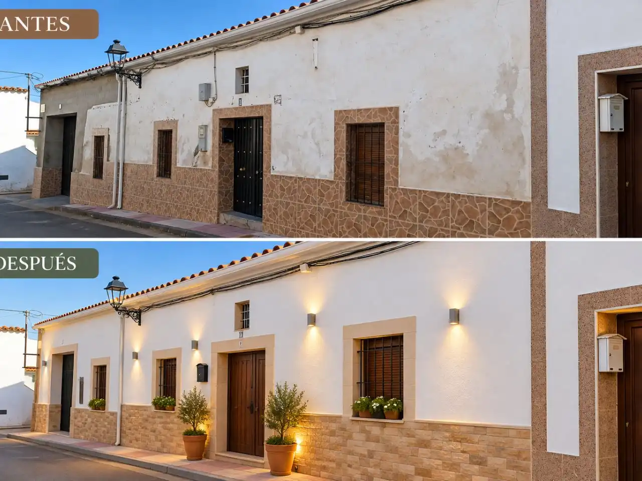 Exterior view of Houses for sale in La Lapa, Badajoz