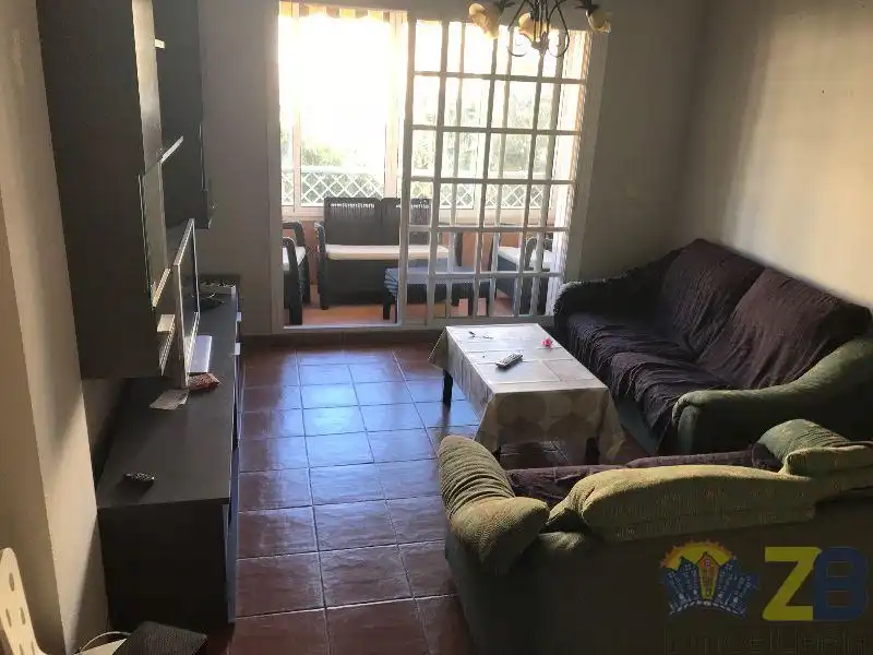 Wohnzimmer von Wohnung zur Miete in Málaga mit Terrasse
