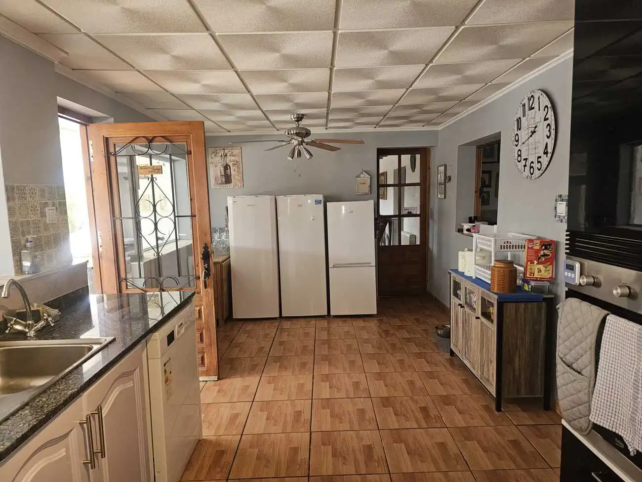 Cocina de Finca rústica en venta en Villena con Piscina