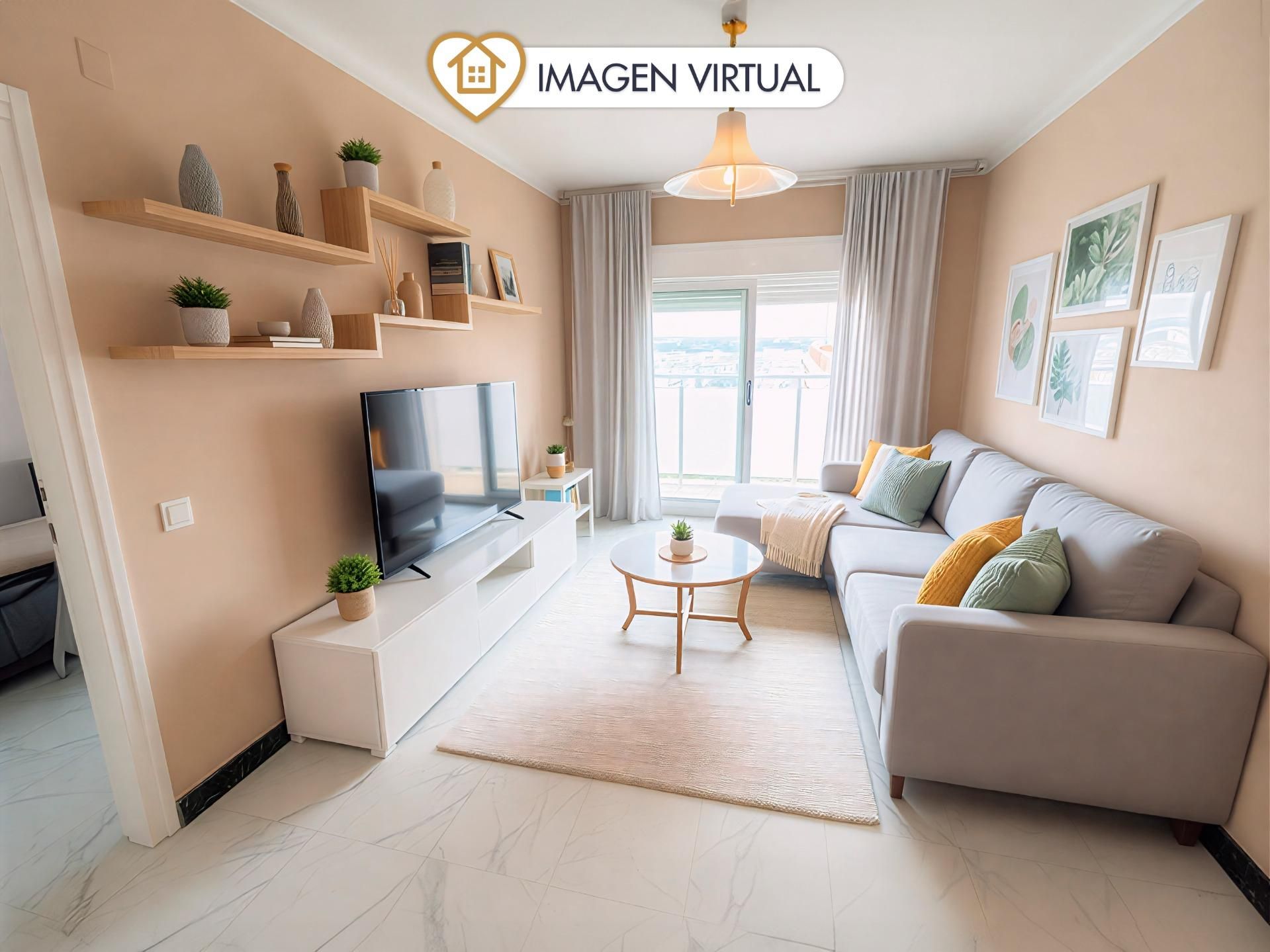 Living room of Flat for sale in Cornellà de Llobregat  with Balcony