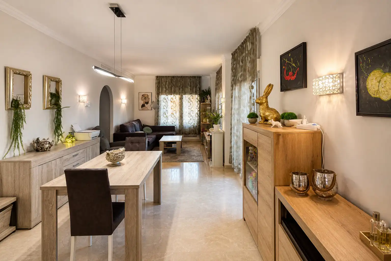 Living room of Flat for sale in Oliva  with Air Conditioner, Heating and Terrace