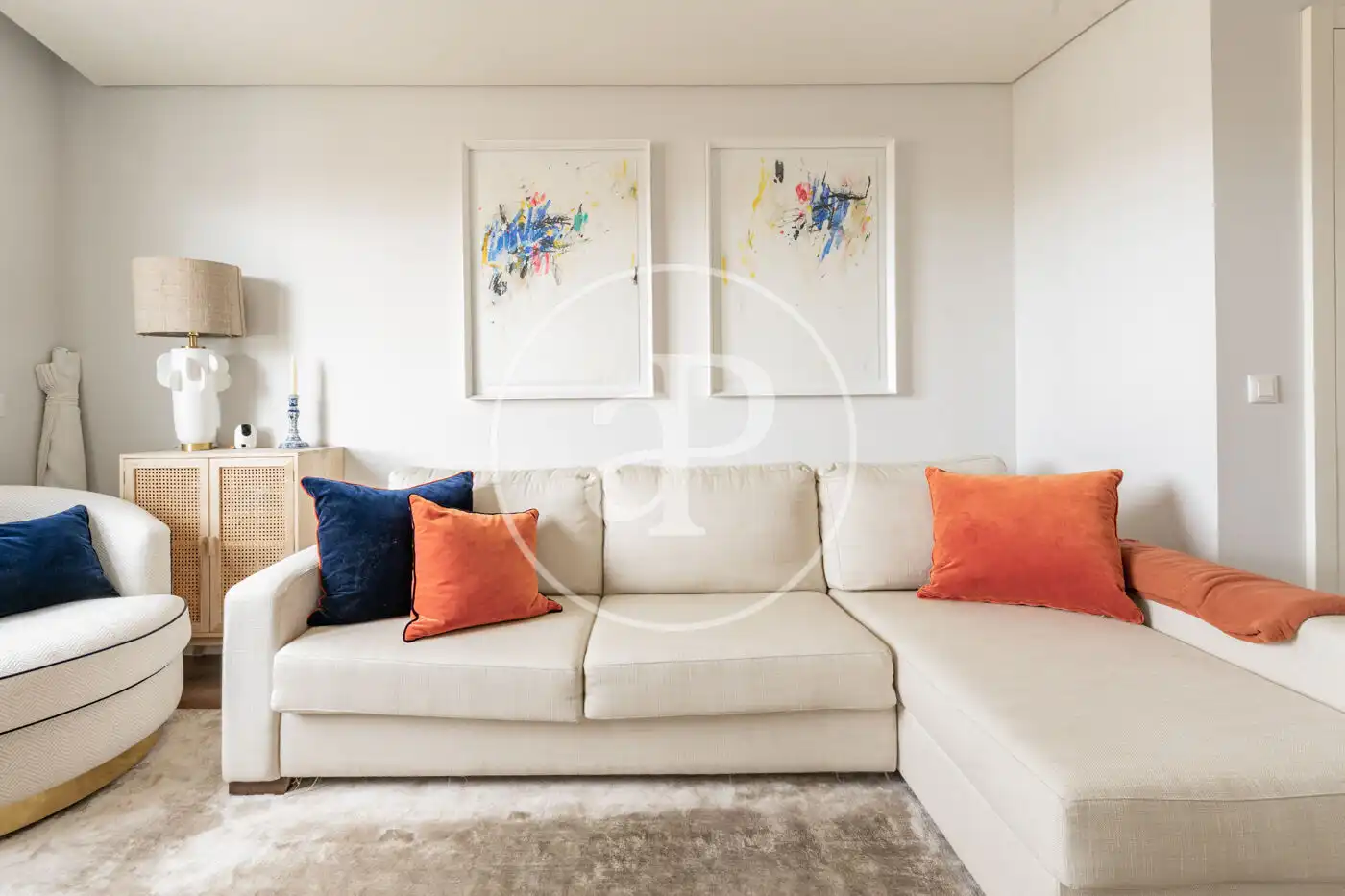 Wohnzimmer von Wohnung zum Verkauf in Madrid mit Klimaanlage, Heizung und Terrasse