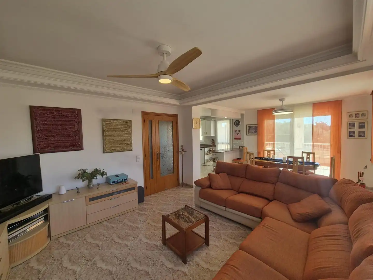 Living room of Houses for sale in Amposta  with Heating, Private garden and Terrace