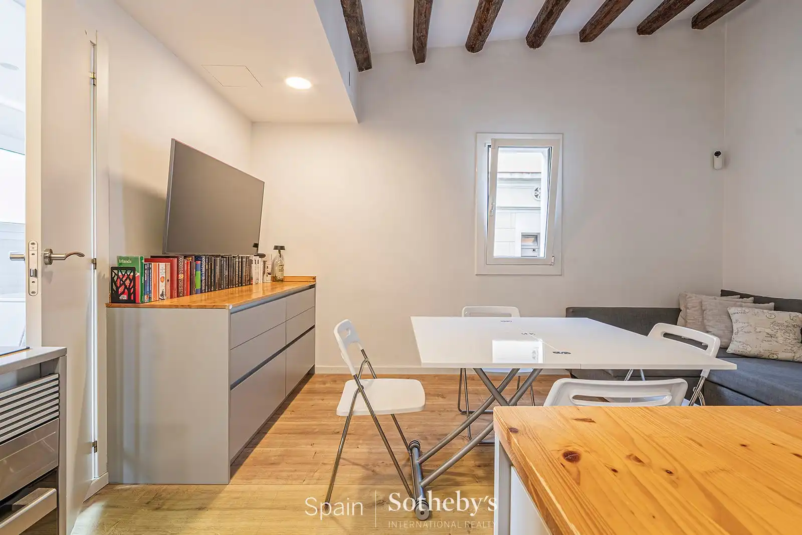 Sala de estar de Apartamento en venta en Barcelona con Aire acondicionado, Calefacción y Terraza