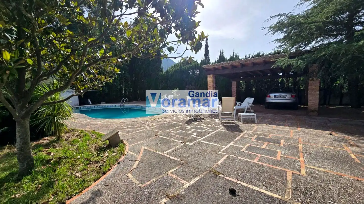 Jardín de Casa o chalet de alquiler en Barx con Jardín privado, Terraza y Piscina