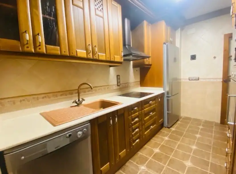 Kitchen of Flat for rent in Ciudad Real  with Air Conditioner, Heating and Furnished